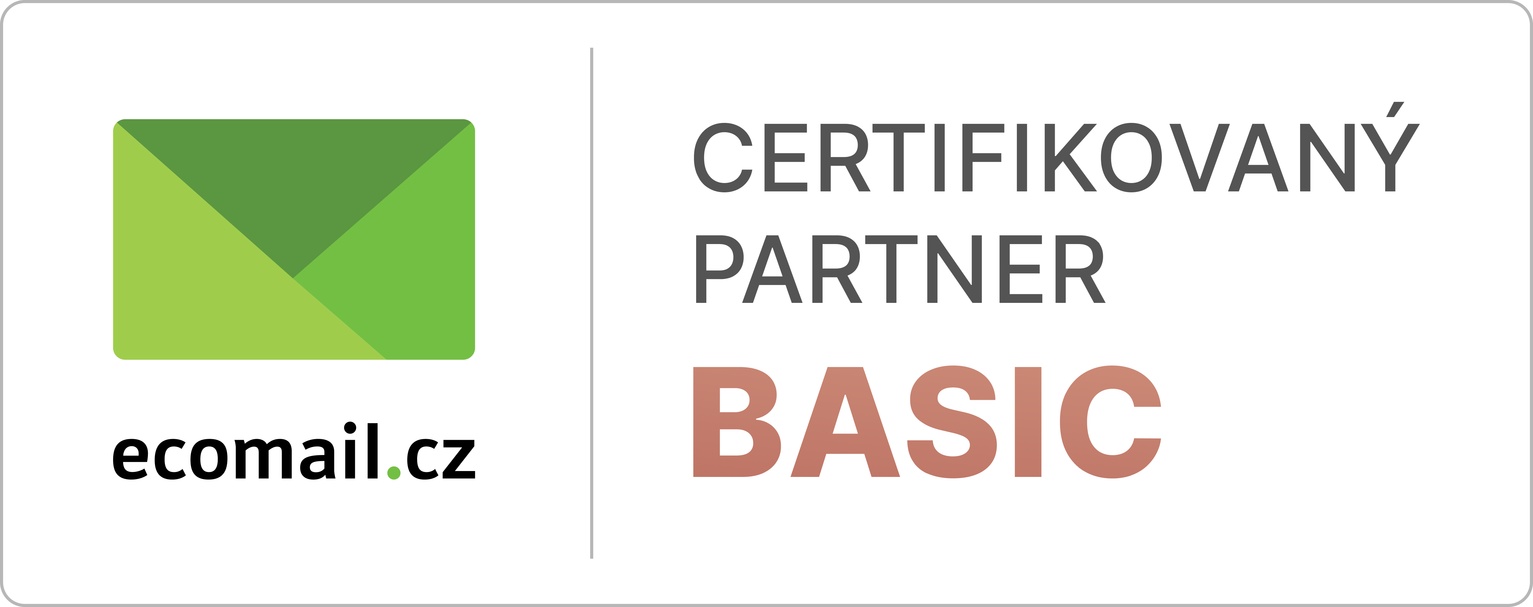 Certification Partner Ecomail.cz